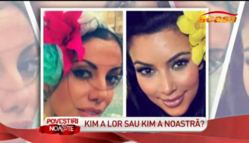 Kim a lor sau Kim a noastra? Sosia din Romania a lui Kim Kardashian