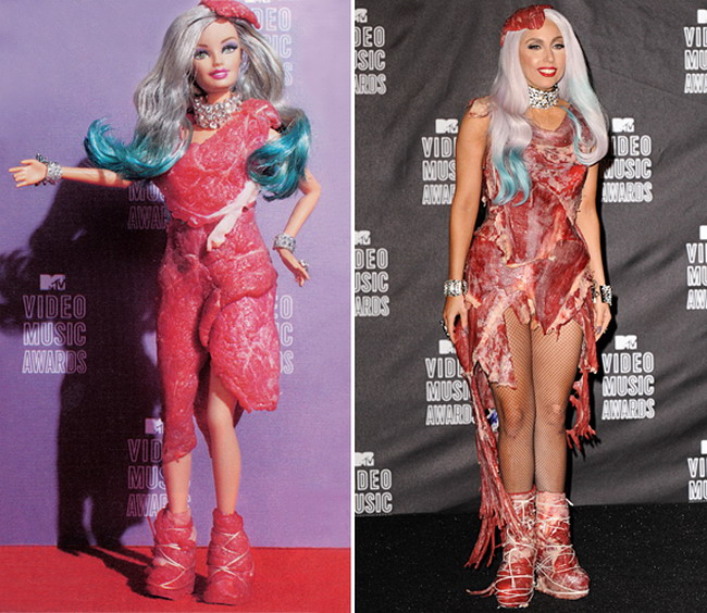 Asta mai lipsea: Gaga in rochia de carne! | Perfecte.ro