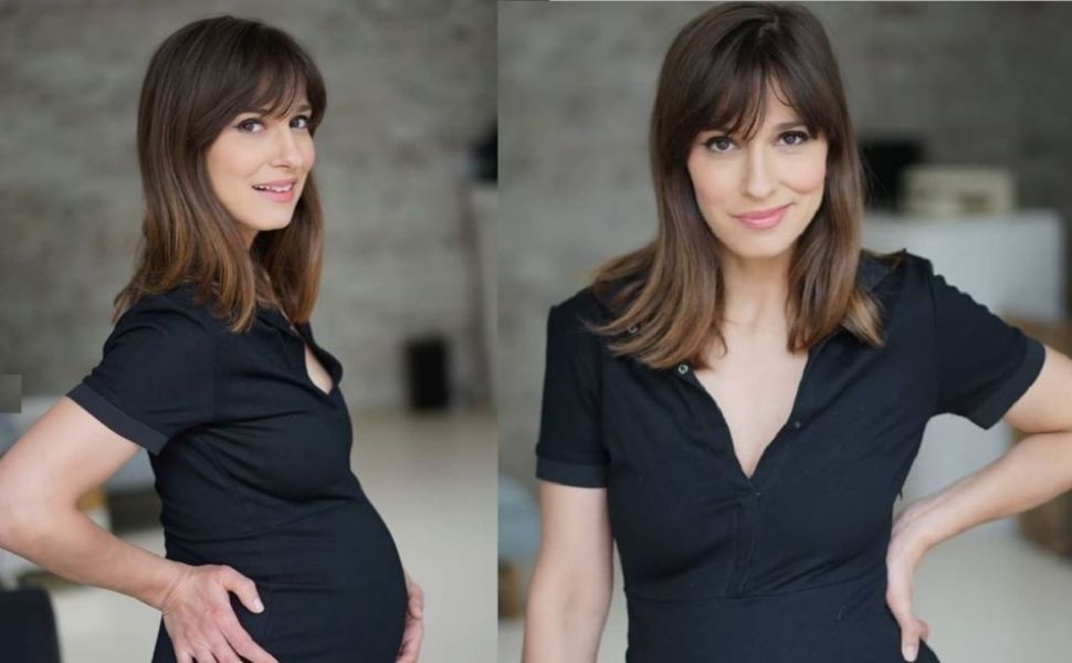 Dana Rogoz, fotografie înainte și după naștere, în aceeași rochie ...